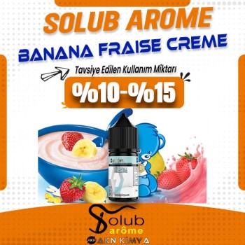Solub Banana Fraise Creme Aroma