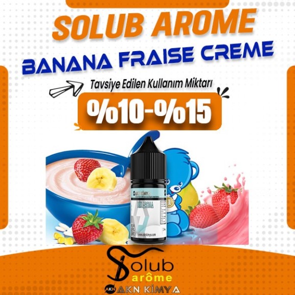 Solub Banana Fraise Creme Aroma