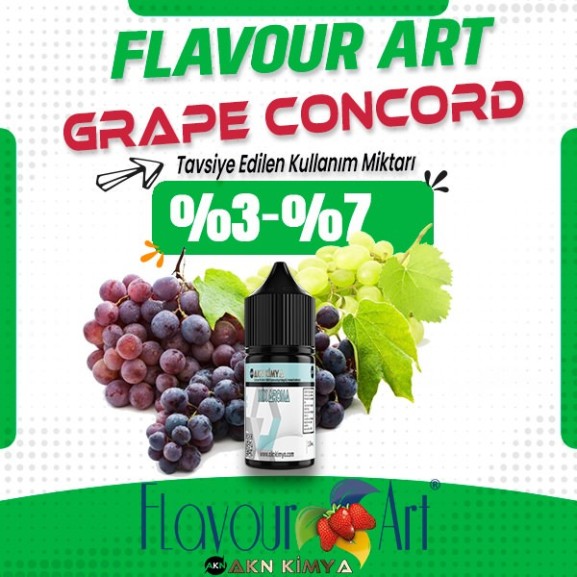 Flavour Art Grape Concord Siyah Üzüm