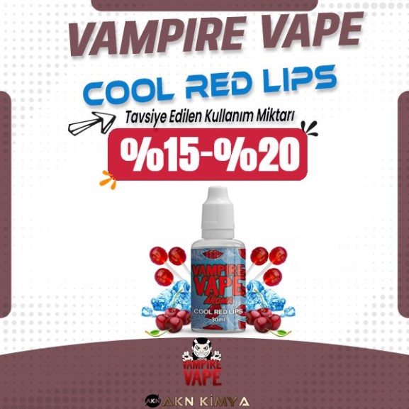 Vampire Vape Cool Red Lips Aroma