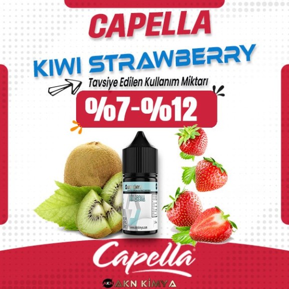 Capella Kiwi Strawberry With Stevia Aroma