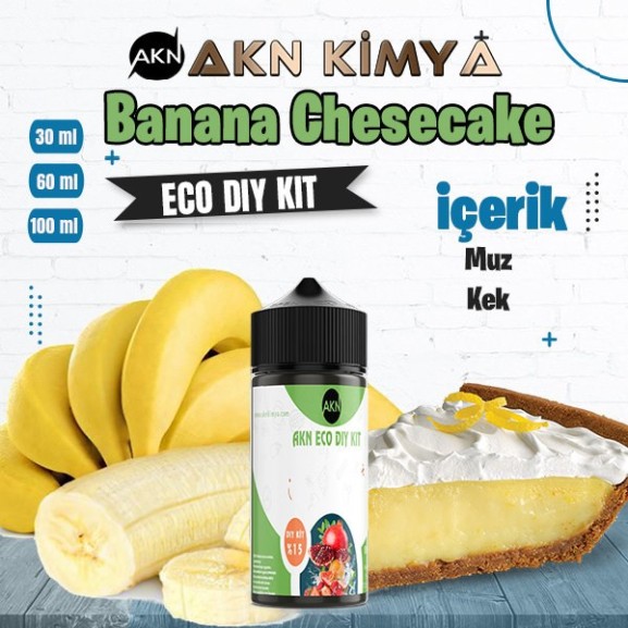 Eco Banana Chesscake Dıy-Kit Aroma