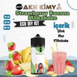 Eco Strawberry Banana Milkshake Dıy Kit Aroma