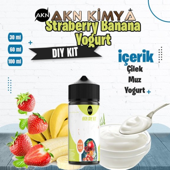 Strawberry Banana Yogurt Dıy-Kit Aroma