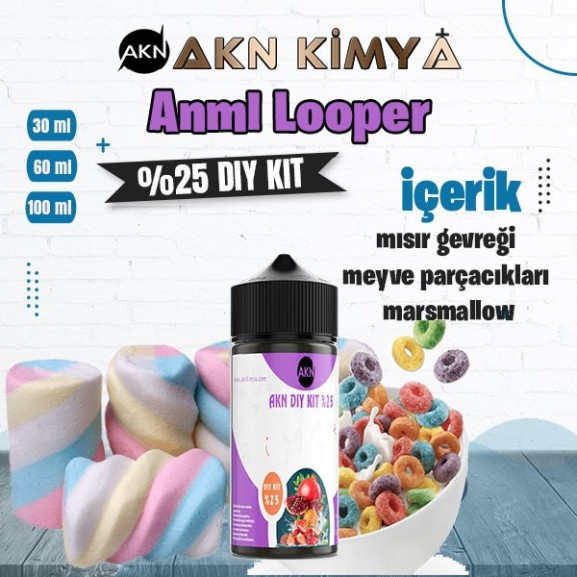 %25  Anml Looper Yüksek Aroma Diy Kit