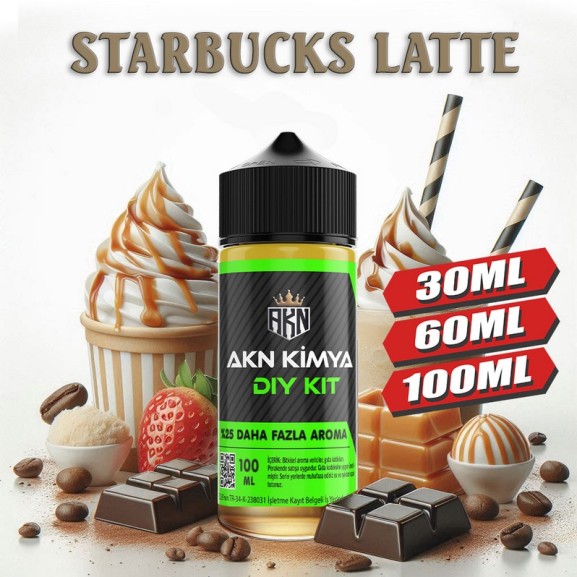 Starbucks Latte %25 Yüksek Aromalı Dıy Kit