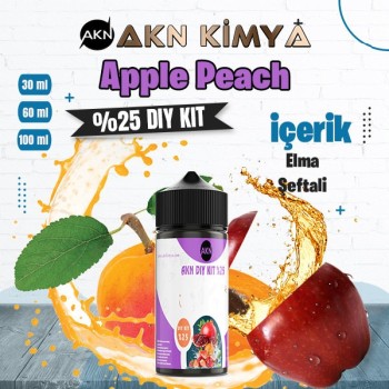 %25  Apple Peach Yüksek Aroma Dıy-Kit 