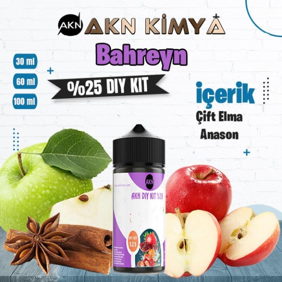 %25  Bahreyn Yüksek Aroma Dıy-Kit