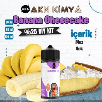 %25 Banana Chesscake Yüksek Aroma Dıy-Kit