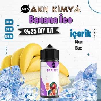 %25  Banana İce Yüksek Aroma Dıy-Kit 