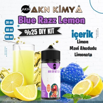 %25  Blue Razz Lemonade Yüksek Aroma Dıy-Kit 