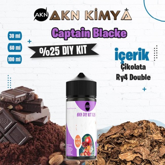 %25 Captain Blacke Yüksek Aroma Dıy-Kit