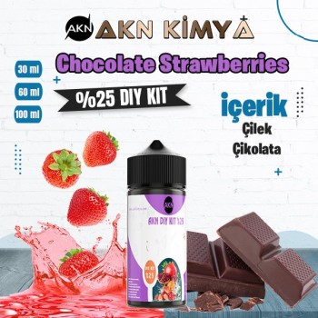 %25  Chocolate Strawberries Yüksek Aroma Dıy-Kit 