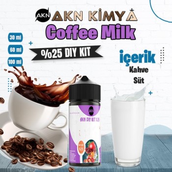 %25 Coffee Milk Yüksek Aroma Dıy-Kit