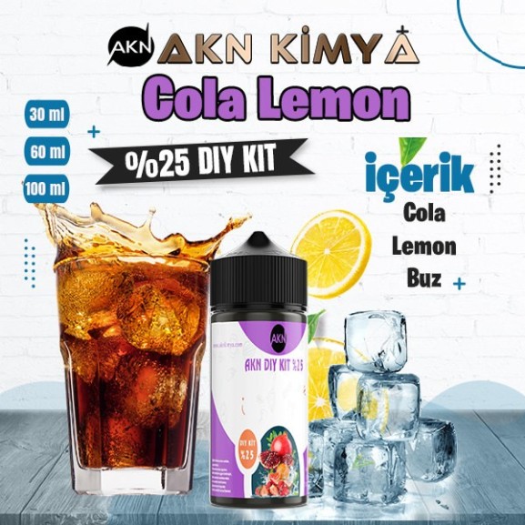 %25 Cola Lemon Yüksek Aroma Dıy-Kit