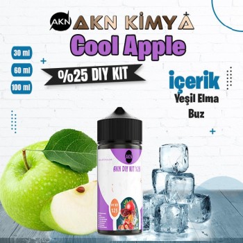 %25 Cool Apple Yüksek Aroma Dıy-Kit