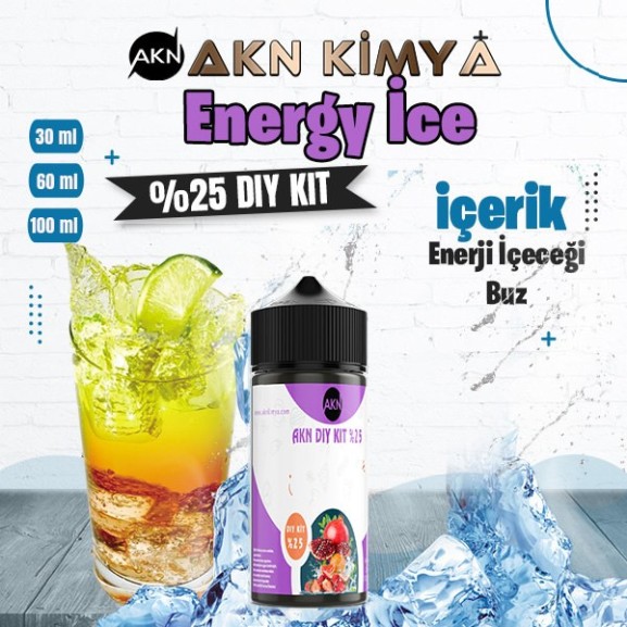 %25  Energy İce Yüksek Aroma Dıy-Kit