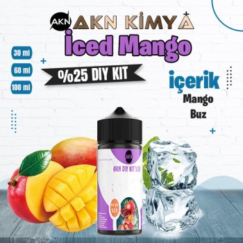 %25  İced Mango Yüksek Aroma Dıy-Kit 
