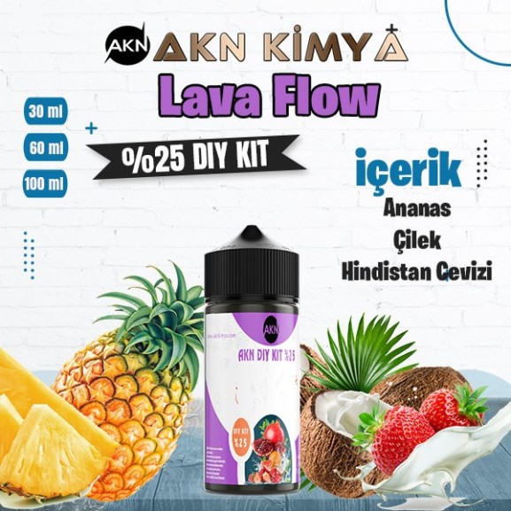 %25 Naked Lava Flow Yüksek Aroma Dıy-Kit
