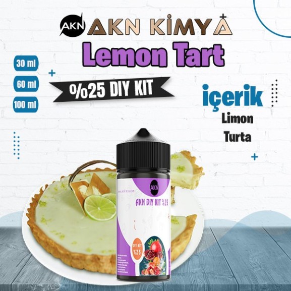 %25 Lemon Tart Yüksek Aroma Dıy-Kit