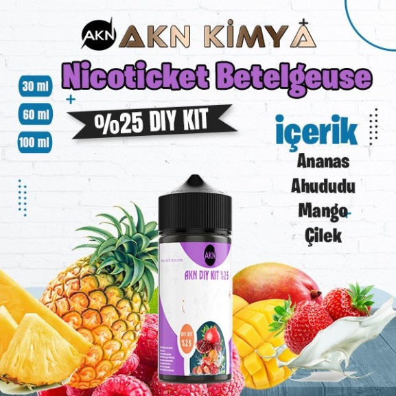 %25 Nicoticket Betelgeuse Yüksek Aroma Dıy-Kit