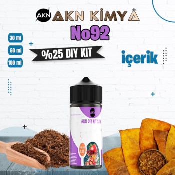 %25  No 92 Tob Yüksek Aroma Dıy-Kit Aroma