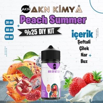 %25  Peach Summer Yüksek Aroma Dıy-Kit 