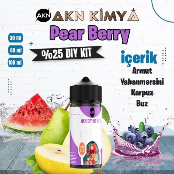 %25 Pear Berry Yüksek Aroma Dıy-Kit