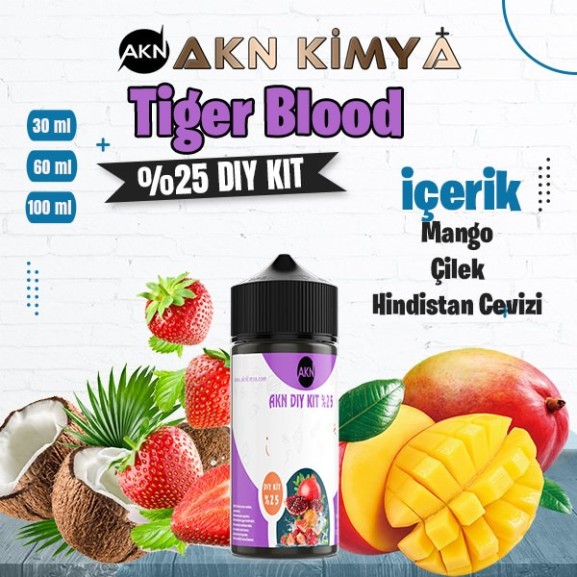 %25 Tiger Blood Yüksek Aroma Dıy-Kit