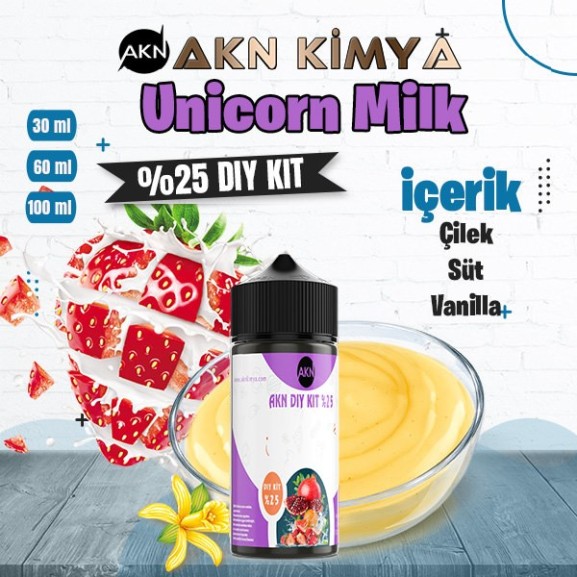 %25  Cuttwood Unicorn Milk Yüksek Aroma Dıy Kit