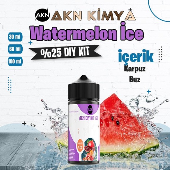 %25  Watermelon İce Yüksek Aroma Dıy-Kit